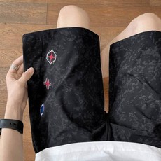 男士運動短褲, 黑色