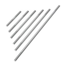 5pcs M2 금속 당김 막대 길이 25mm ~ 300mm DIY RC 보트 비행기 용 듀얼 엔드 스레드 링크 서보 연결 커넥터, M2 L35mm-5pcs