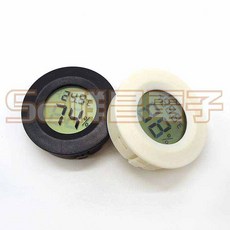 祥昌電子 電子溫濕度顯示器 THD-01, 1個, 黑色