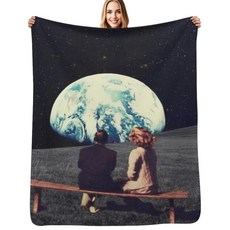 우리는 그곳에 살았던 적이 있었다 귀여운 체크무늬 낮잠 담요 소파용, 2. 150x125cm(60x50in)