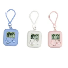 미니 타이머 주방 시계 학생 관리 학습용 특수 알람 도구 포지티브 HK002, 06 미니 타이머 블루 2팩
