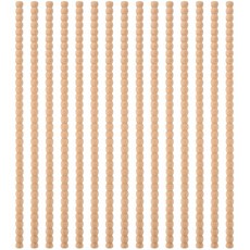 장식용 구슬 공예 미완성 스트립 트림 u2013 가구 (15개-11mm) 캐비닛 반원형 성형 선반 문 11mm 장식 15개 벽 창문 및 diy 나무 진주, 15개-14mm