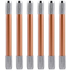 쁘띠끄 몽땅 연필깍지 홀더 뚜껑 6개, 브라운