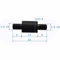 액션 카메라 폰 변환 고정 스탠드 볼 기본 어댑터 클립 마운트, 05 double 1 4 screw, 1개