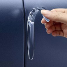 예삐스토어 2p+2p 투명 실리콘 문콕 방지 도어 가드 자동차 사이드 엣지, 반투명, 2세트