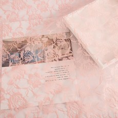 꽃 자수 원단 150x100cm 자수 꽃 레이스 원단 재봉과 호환 가능, 혈치