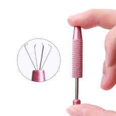 4 클로 IC 칩 픽업 도구 라인 석 크리스탈 쥬얼리 전자 부품 그래버 스테인레스 스틸 추출기 픽업 도구, 02 1pcs gold