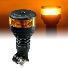 Agrieyes Magnetic Wireless Beacon Light Amber Beacon LED Emergency Strobe Lights for Trucks Warn, Amber 2