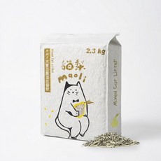 貓梨 maoli 4合1木薯豆腐混合貓砂, 2.3kg, 1個, 木薯豆腐混合貓砂