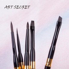 ArtSecret 고급 다람쥐 털 여행 키트 예술적 미술 그림 브러시 수채화 그리기 SQ645 5 PCs/세트, 1개