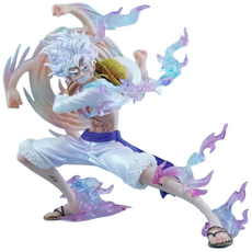 원피스 니카 루피 피규어 팔 휘두르는 액션 가동형 애니 굿즈, 1개