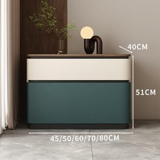 침실 바로사용가능 내추럴 트렌디 완제품 톤다운 심플한, 완제품 (설치 불필요 바로 사용 가능), 60x40x51cm, S2m 화이트 + 아보카도