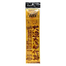 모리텍 모리겐 볼락 열기 카드채비 8단 8호 HR-200 고등어 어피 간장절임 우럭 전갱이 돌돔 덜덜이, 8-1.2-2, 1개