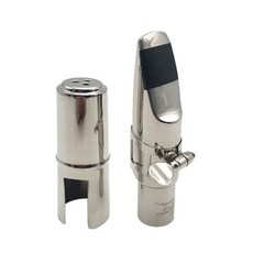 老羊樂器店 開發票 金屬中音薩克斯風吹嘴 B♭調, 鍍鎳,6C, 1個