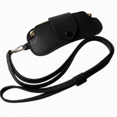 더블트리 선글라스 슬림 가죽 케이스 휴대용 목걸이