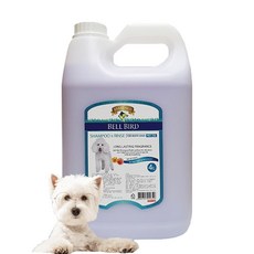 대형견 화이트 샴푸 벨버드 백모견 샴푸린스, 1개, 4L