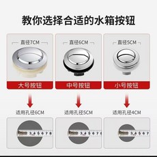 馬桶水箱配件通用全套：老式坐便器進水閥排水閥大全，臺灣熱銷，輕鬆更換，解決沖水問題, 馬桶水箱蓋按鈕(廈門)