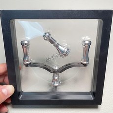 【釣友俱樂部】紡車輪改裝雙搖臂 適用於S牌D牌 旋入式 碳纖維超輕雙搖臂, 丨銀色丨,單獨平衡桿丨禧瑪諾達瓦通用丨, 1個