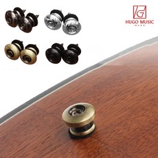 위고뮤직 SAC-4H 기타 우쿨렐레 멜빵고리 스트랩락 엔드핀, 카키