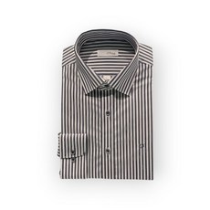 네이비 스트라이프 일반핏셔츠 SE5FM11LS164SNY