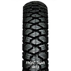 IRC (아이아루시) 이노우에 고무 오토바이 타이어 SN12 전후륜 공용 2.25-17 4PR 튜브 타입 (WT) 101239 이, 01 전후륜공용, 1개