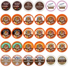 Perfect Samplers 큐리그 K 컵 브루어용 핫 초콜릿 1인용 컵 버라이어티 팩 샘플러 코코아 30개