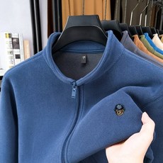 겨울 남성 스탠드 칼라 재킷 고급 품질 지퍼 정교한 프린트 두꺼운 코트 다용도 출, XL, 1개 팩, nzlan