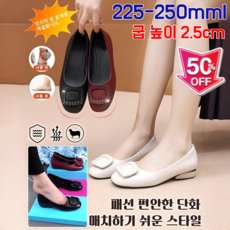 1/1+1여성 패션 소프트 단화 여성 구두 여성 면접 구두 굽 2.5cm 통기성이 우수함 225-250mml