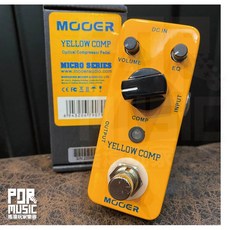 【搖滾玩家樂器】全新 公司貨 Mooer Micro Series Yellow Comp 經典光電 壓縮 效果器, 1個, 黃色