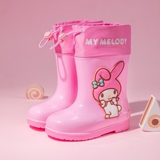 Sanrio My Melody 兒童束口雨鞋 中筒防水雨靴