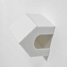 크레스티드 게코 3D프린터 하우스 은신처 M 아성체~준성체용, 1개, 화이트M