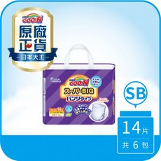 【GOO.N 大王】境內版 SuperBig 褲型紙尿褲 XXXL 14片x6包 箱購 小日所, 1個