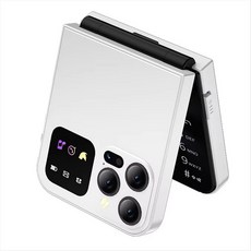 A50 Pro 플립 폰 듀얼 SIM 카드 GSM 자동 통화 녹음 2.4 인치 화면 접이식 휴대 전화 Type-C, 하얀색