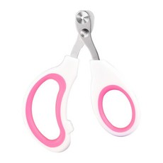 Hqzoomee 고양이발톱깎이 둥근구멍손톱가위 흠집 방지 HJMMZJJ01FEN, 1개, 핑크