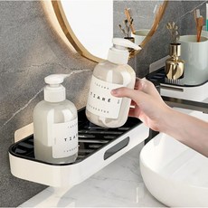 물빠짐 접이식 90도 코너 모서리 일자형 무타공선반 욕실 화장실 선반 거치대, 물빠짐 접이식 90도 코너 모서리 일자형 무타공선반 욕, 1