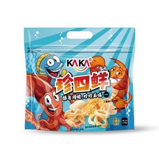 KAKA 珍四鮮 醬燒系列 綜合海味零食, 1個, 冠軍蝦(藍)