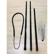 潛鯨 漁獵鋁合金魚叉 捕魚 黃金傳說濱口 夜潛 朔溪, 鋁合金 3節-183cm三齒叉, 1個