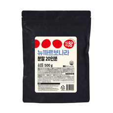 식자재왕 뉴까르보나라 스파게티 분말 500g183123, 500g, 6개