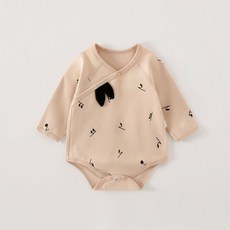 ibooooo 新生兒純棉無骨包屁衣 快樂音符 舒適透氣, 快樂音符 59, 1個, 1個