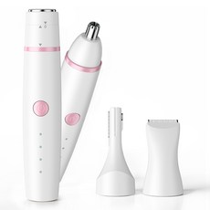 날카로운 IPX7 방수 4in1 여성 전동 제모기, 화이트, 트리머