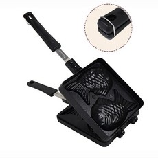 붕어빵팬 2구 안전 고정핀 가정용 붕어빵만들기 미니 붕어빵틀