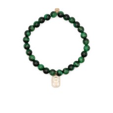 시드니에반 14K 옐로 골드 다이아몬드 참 브레이슬릿