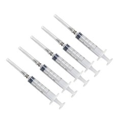 리브온 소분 다용도 작업 니들 분리 스포이드 주사기 5ML, 5개, 투명