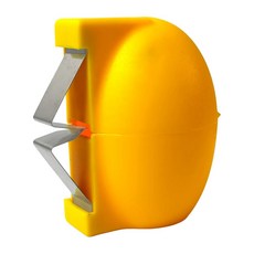 달걀 껍질 따개 필러 제거기 주방 달걀을 위한 휴대용 크래커 스테인리스 날달걀과 분리기 스틸 삶은 다기능 도구 오렌지, Yellow