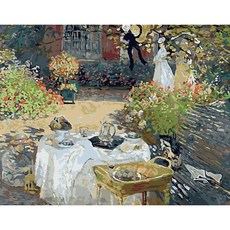 모모픽스페인팅 DIY명화그리기 60x75cm, WP09 모네 지베리니정원과식탁
