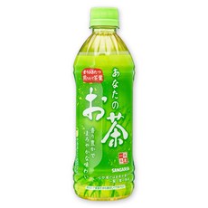 일본 산가리아 당신의 녹차 그린티 차음료 패트, 1개, 500ml