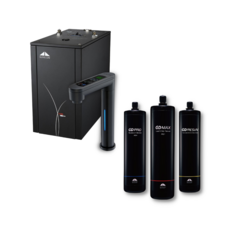 GUNG DAI 淨水器，先進過濾技術，智能控制面板，時尚外觀設計，節能省電，多重安全保護, GD600-宮黛三道-消光黑