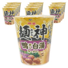 明星食品 女神 鴨高湯白拉麵 95g, 12個
