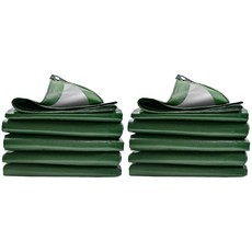 타프 방수 다용도 커버 자외선 차단 보호 6x10 10x3 13x16 피트 두꺼운 폴리 커버, 4 x 5m 2pcs