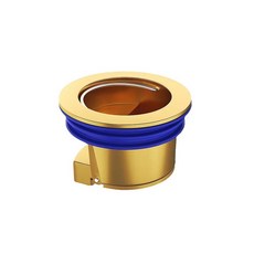 金屬合金重力地漏 防蟑防臭 防溢水 快速排水 浴室排水神器, 黃銅色